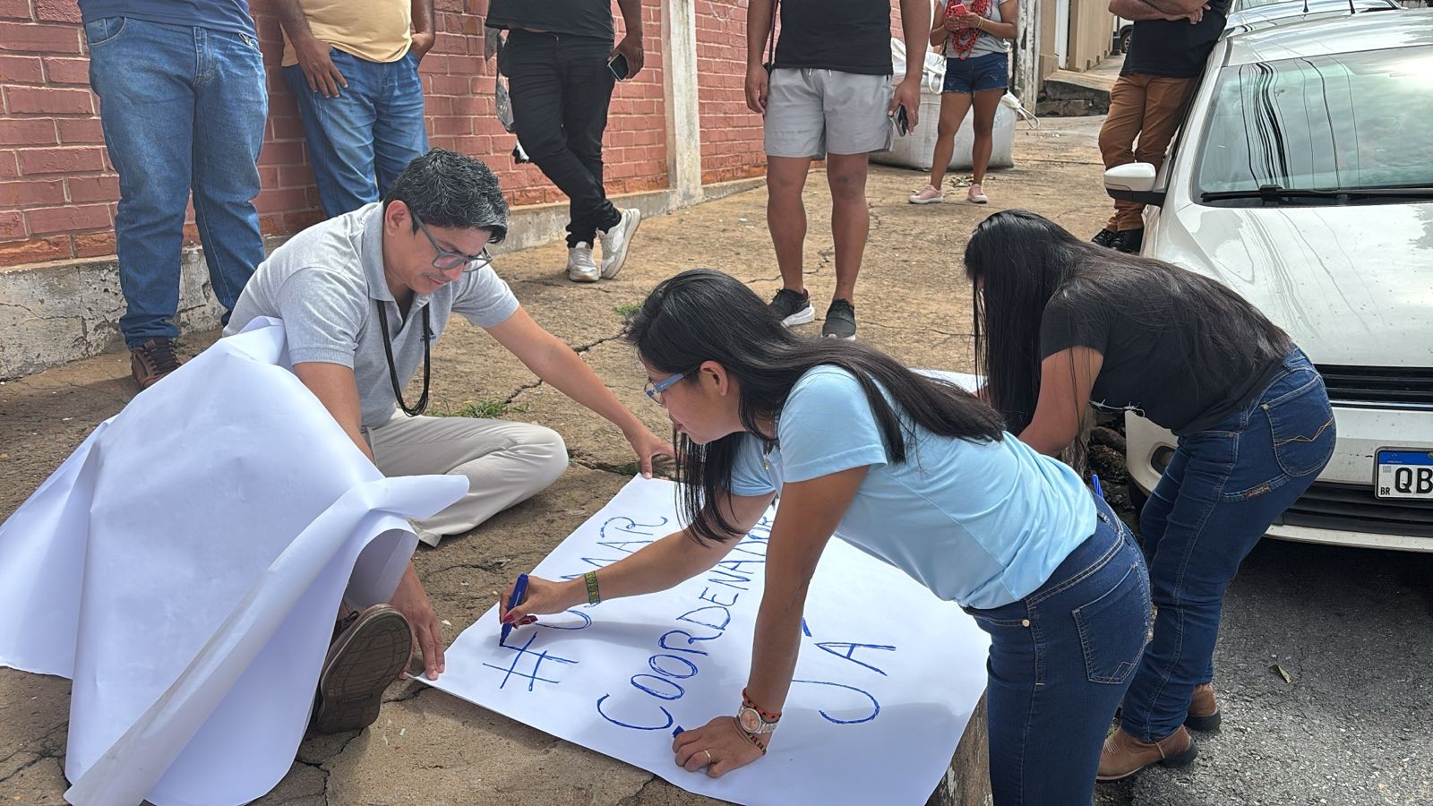 Lideranças indígenas protestam e pedem por nomeação de novo coordenador em DSEI de Cuiabá 