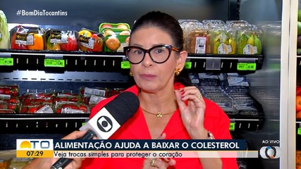 Médica explica como alimentação pode ajudar a baixar o colesterol