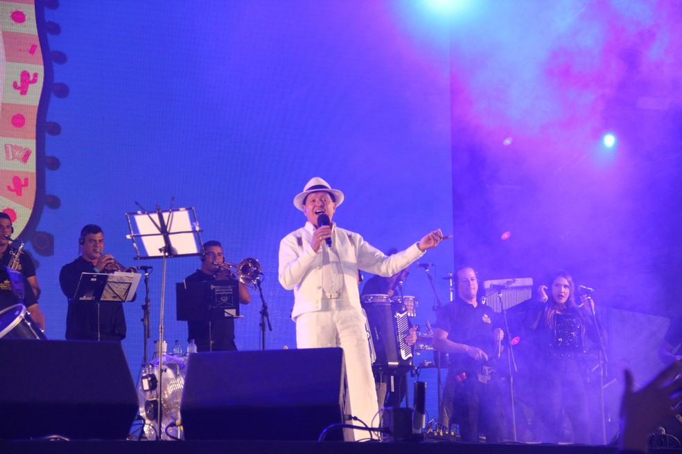 Alcymar Monteiro é uma das atrações do fim de semana em Natal — Foto: Erickson Nogueira/g1