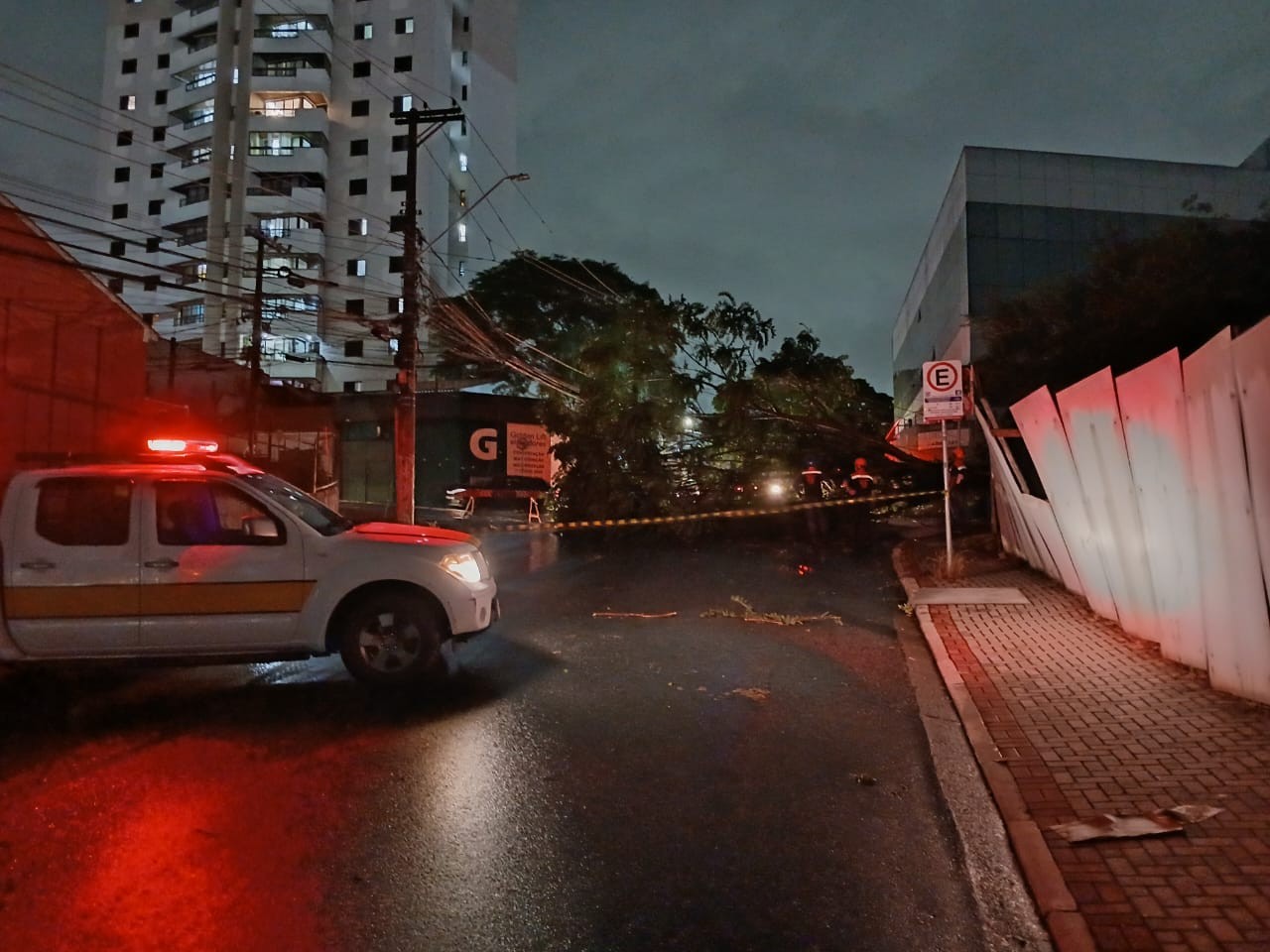 Chuva derruba árvore e causa alagamentos no Alto Tietê