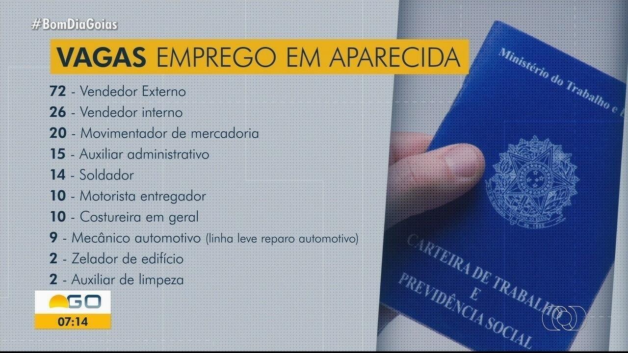 Vagas De Emprego Em Goiania E Aparecida