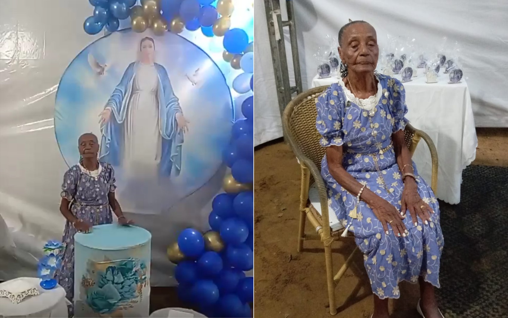 Baiana comemora 100 anos com festa temática de Nossa Senhora em Salvador