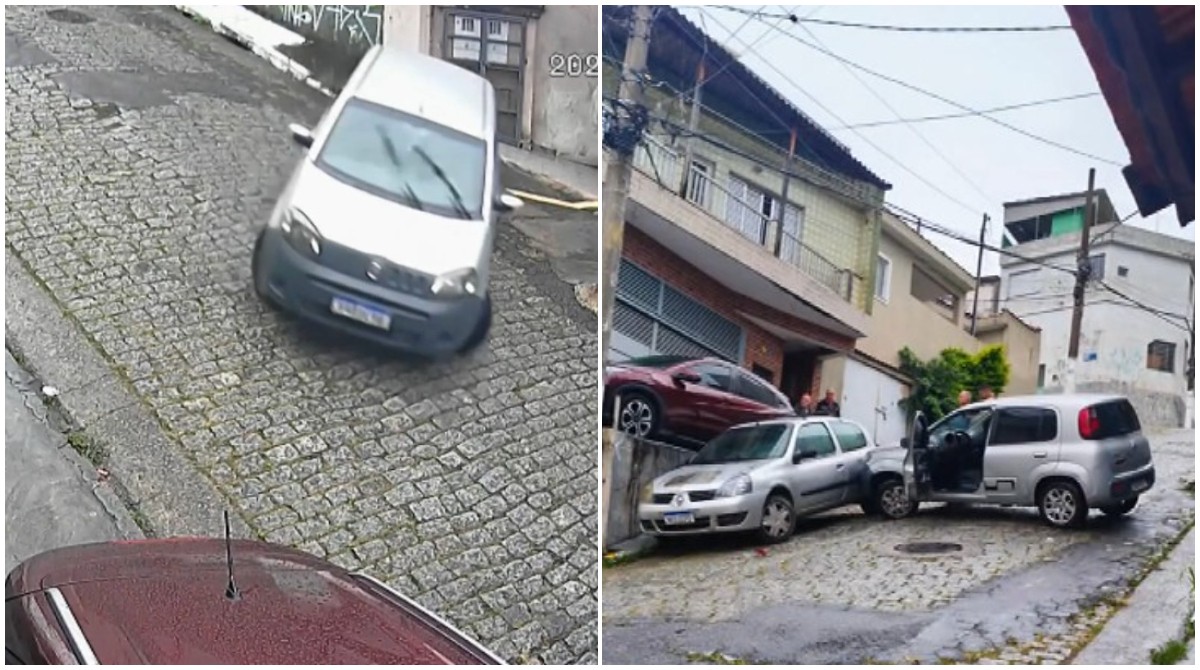 VÍDEO: Ladeira íngreme vira armadilha para veículos, que derrapam e causam acidentes na Zona Leste de SP