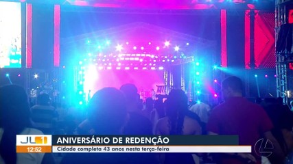 Redenção completa 43 anos e show em comemoração ao aniversário anima moradores