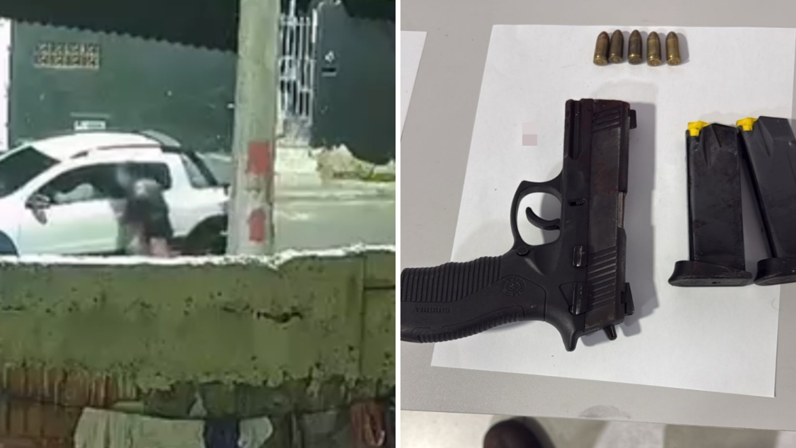 VÍDEO mostra tiroteio em Lorena que terminou com prisão de foragido um dia após fuga da cadeia