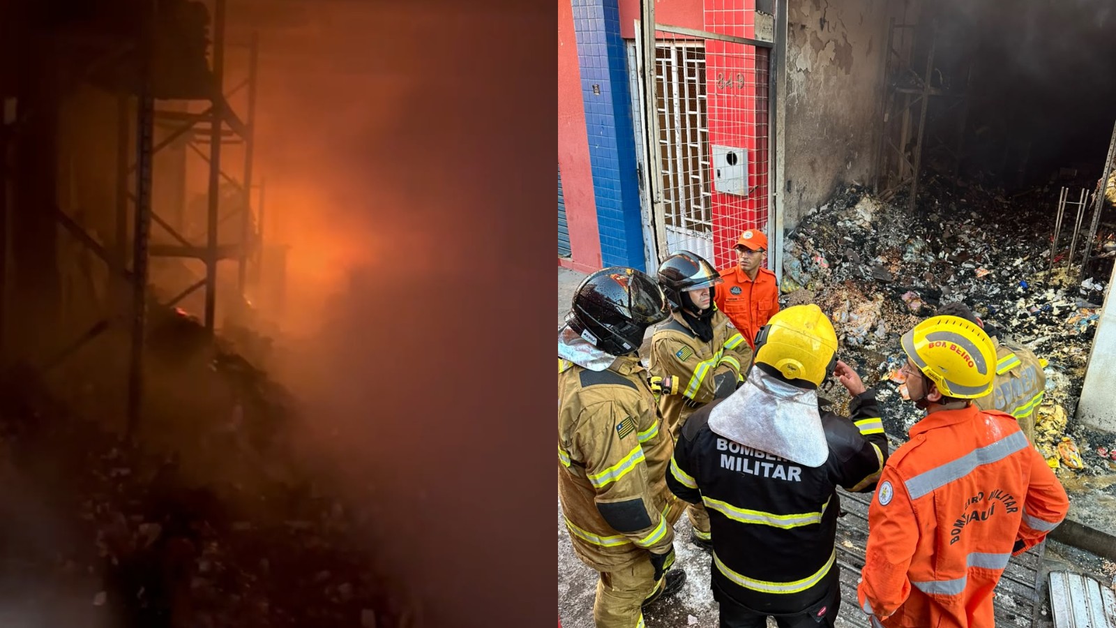 Incêndio atinge depósito de bebidas no Norte do Piauí; imóvel destruído