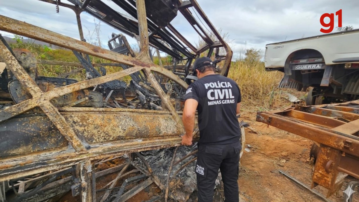 
Polícia Civil encontra ossada carbonizada em ferragens de ônibus e sobe para 9 o número de mortos na BR-251