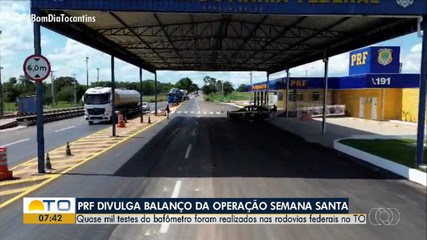 PRF divulga balanço da Operação Semana Santa realizada em rodovias federais do Tocantins