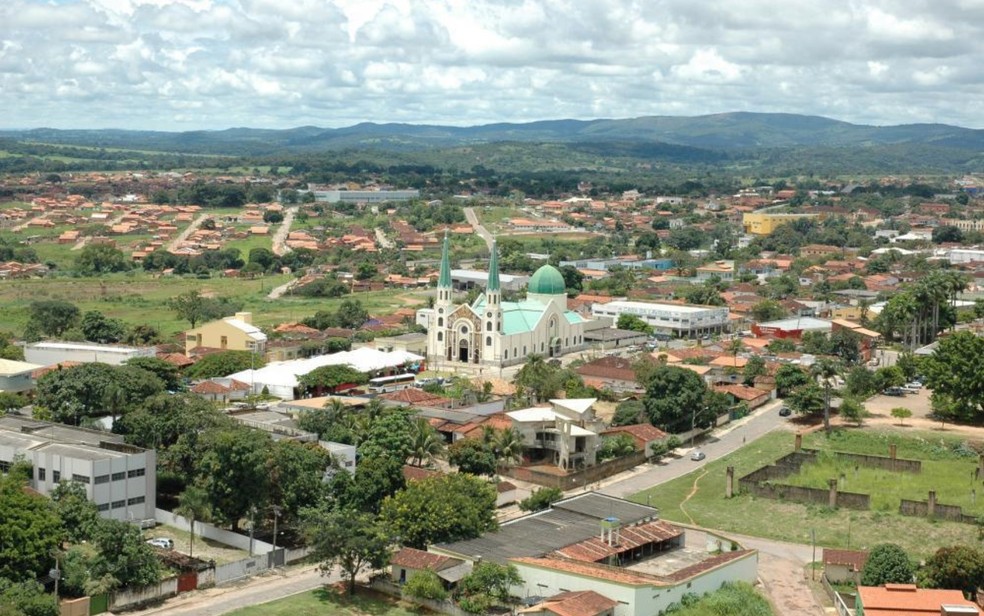 Prefeitura de Jaragu, em Gois  Foto: Divulgao/Prefeitura de Jaragu