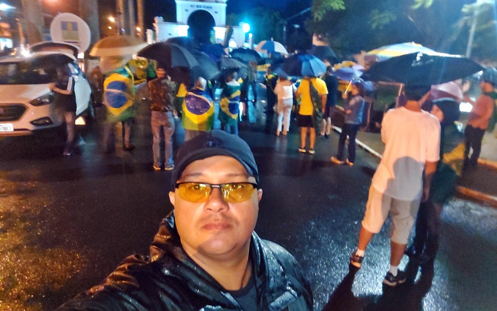 Franklin Guerra Lamoglia, de Itajubá, preso nos ataques em Brasília — Foto: Reprodução Facebook