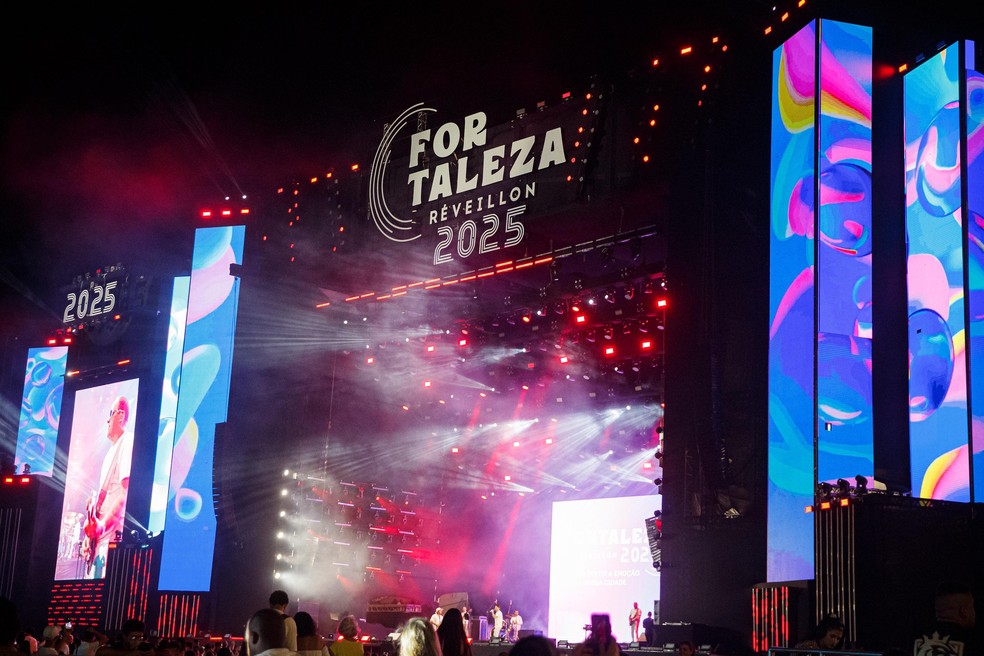 Festa de Réveillon de Fortaleza 2025 tem seis atrações musicais — Foto: Davi Rocha/SVM