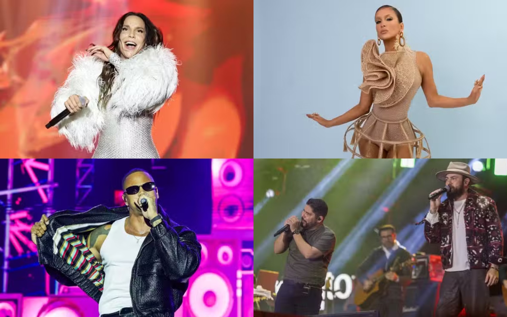 Ivete, Claudia Leitte, Léo Santana, Jorge & Mateus e mais: veja programação completa do Festival Virada Salvador 2026