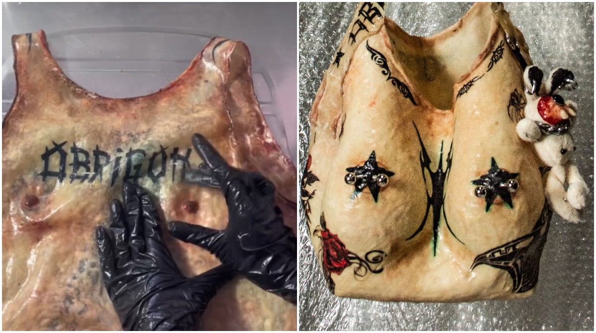 Roupa feita de pele humana? Com peças extravagantes, estilista de SP questiona a 'demonização do feio' e sonha em vestir Lady Gaga