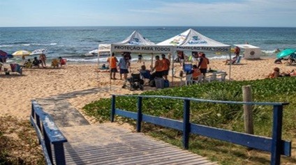 Verão para todos garante inclusão nas praias de Macaé