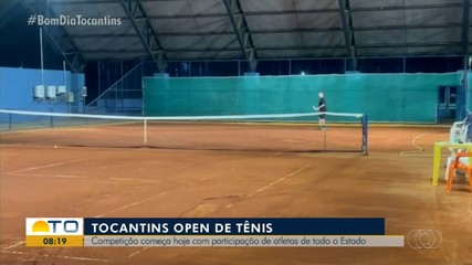 Open de Tênis de Palmas começa nesta sexta-feira (19)