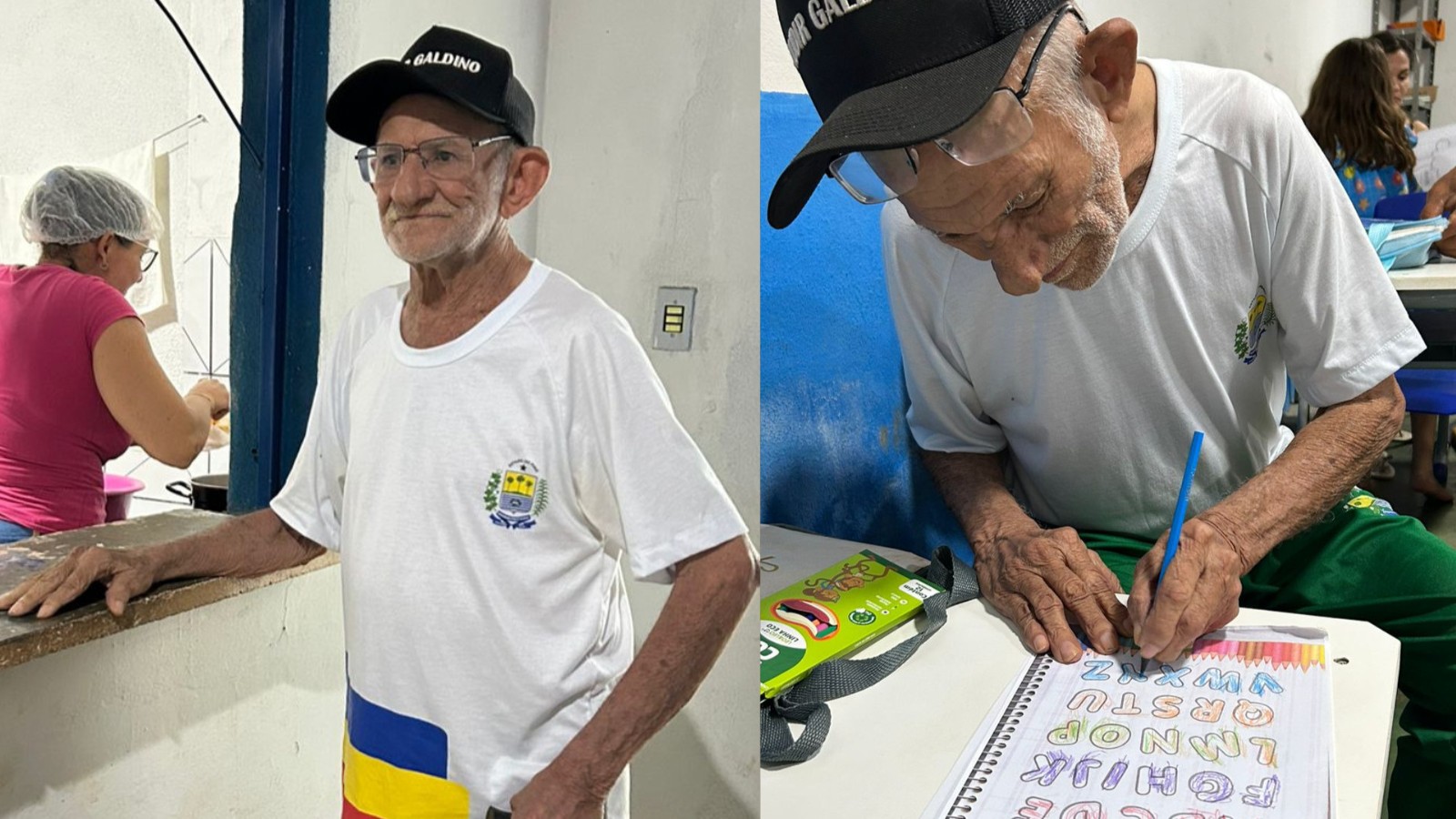 Sem acesso à escola na infância, idoso de 91 anos começa a aprender a ler no PI: 'queria ter tido essa chance antes'