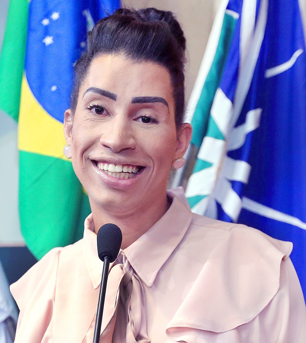 Vereadora Gilvan Masferrer — Foto: Aline Rezende/Câmara de Uberlândia