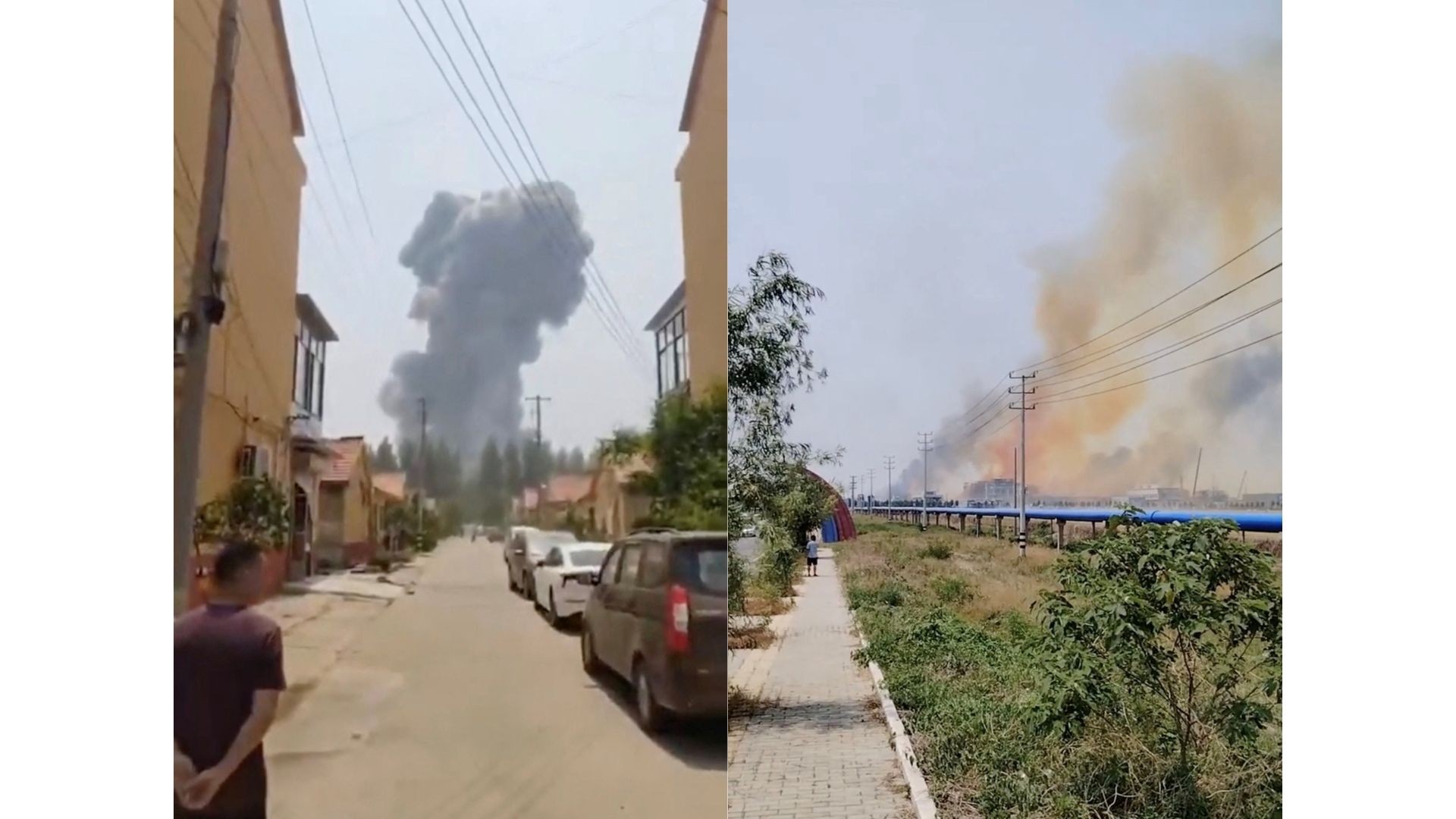 Explosão atinge usina química na China e deixa 5 mortos; VÍDEO mostra coluna de fumaça