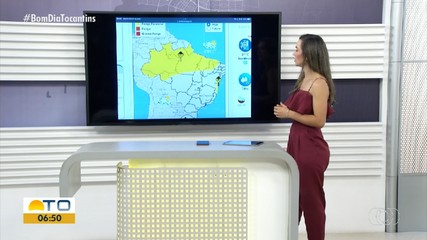 Veja como fica o tempo nas regiões do Tocantins
