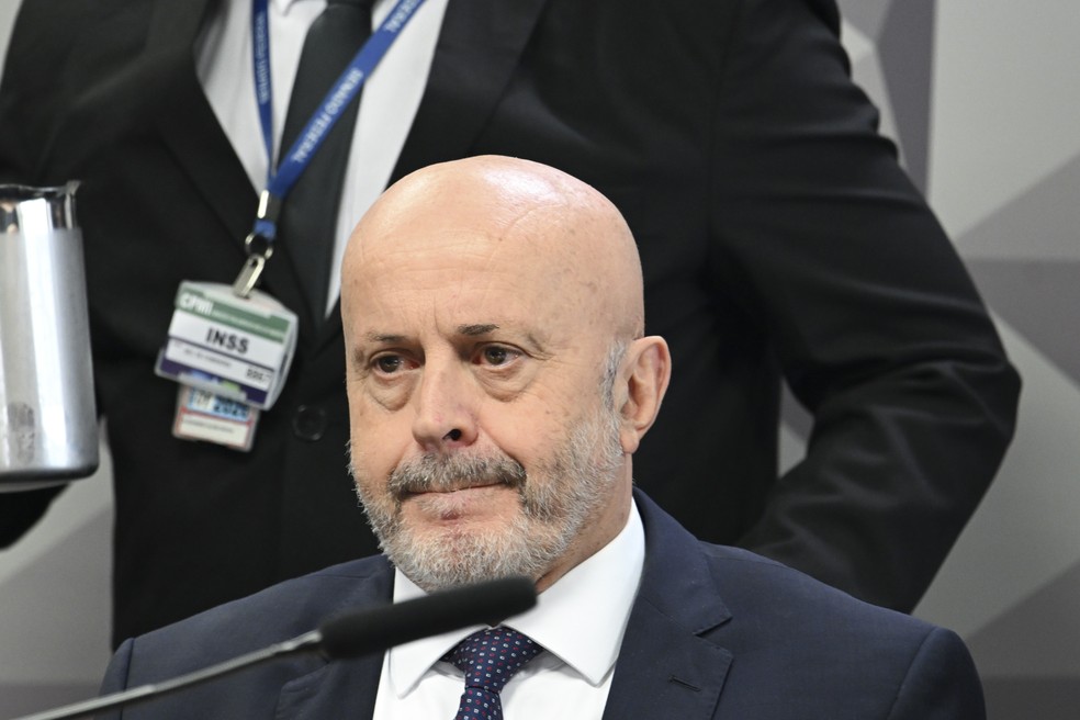 Careca do INSS é ouvido na CPI — Foto: Edilson Rodrigues/Agência Senado