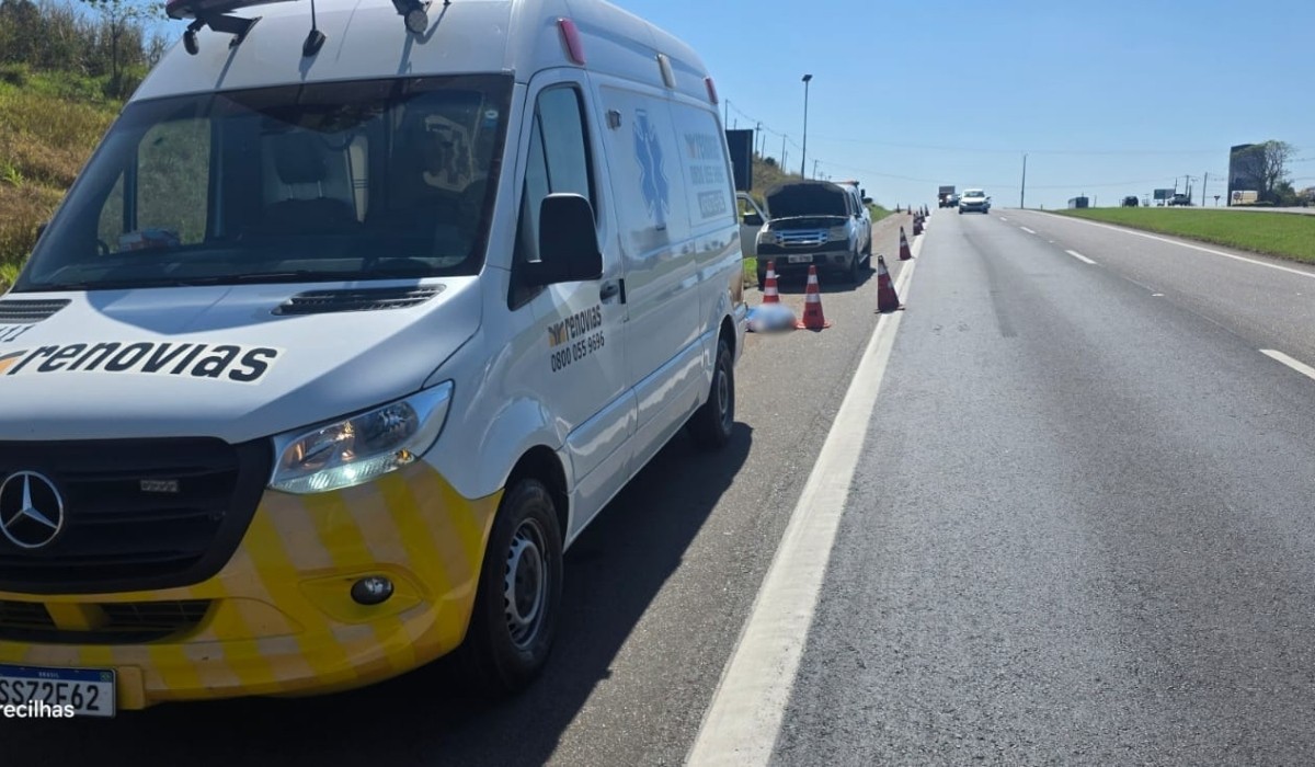 Homem morre após ser atropelado por caminhão na SP-340, em Jaguariúna