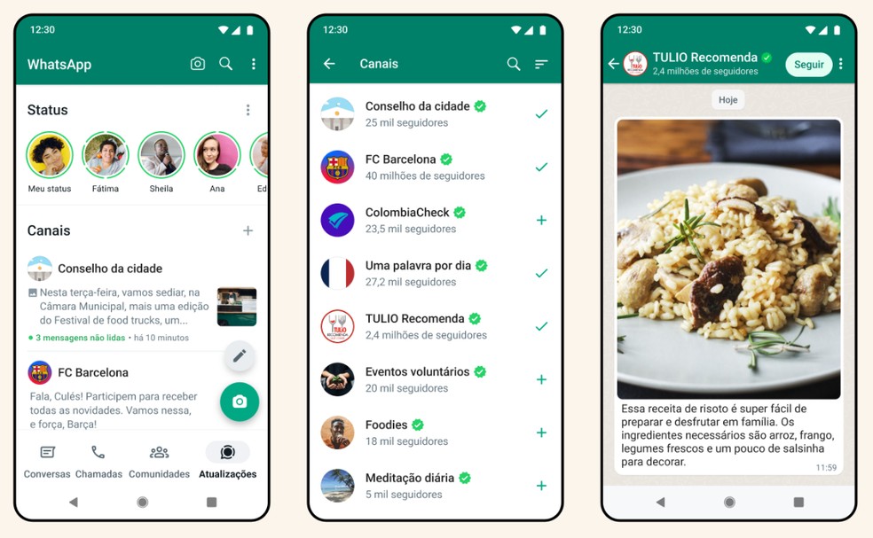 WhatsApp lança compartilhamento de tela durante chamada - 08/08/2023 - Tec  - Folha