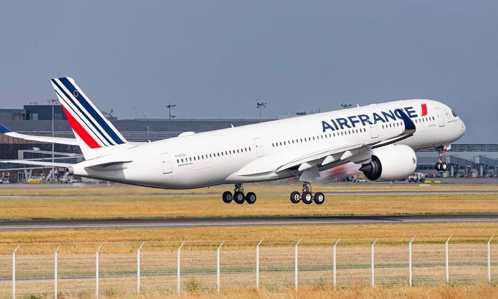 Voo de Paris a Buenos Aires faz pouso de emergência em Fortaleza após passageiro passar mal. — Foto: Divulgação/Air France