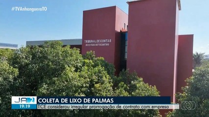 TCE considera irregular prorrogação de contrato da coleta de lixo de Palmas