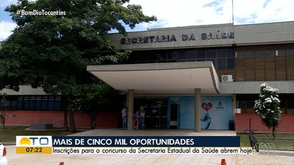 Abrem hoje as inscrições para o concurso da Saúde do estado