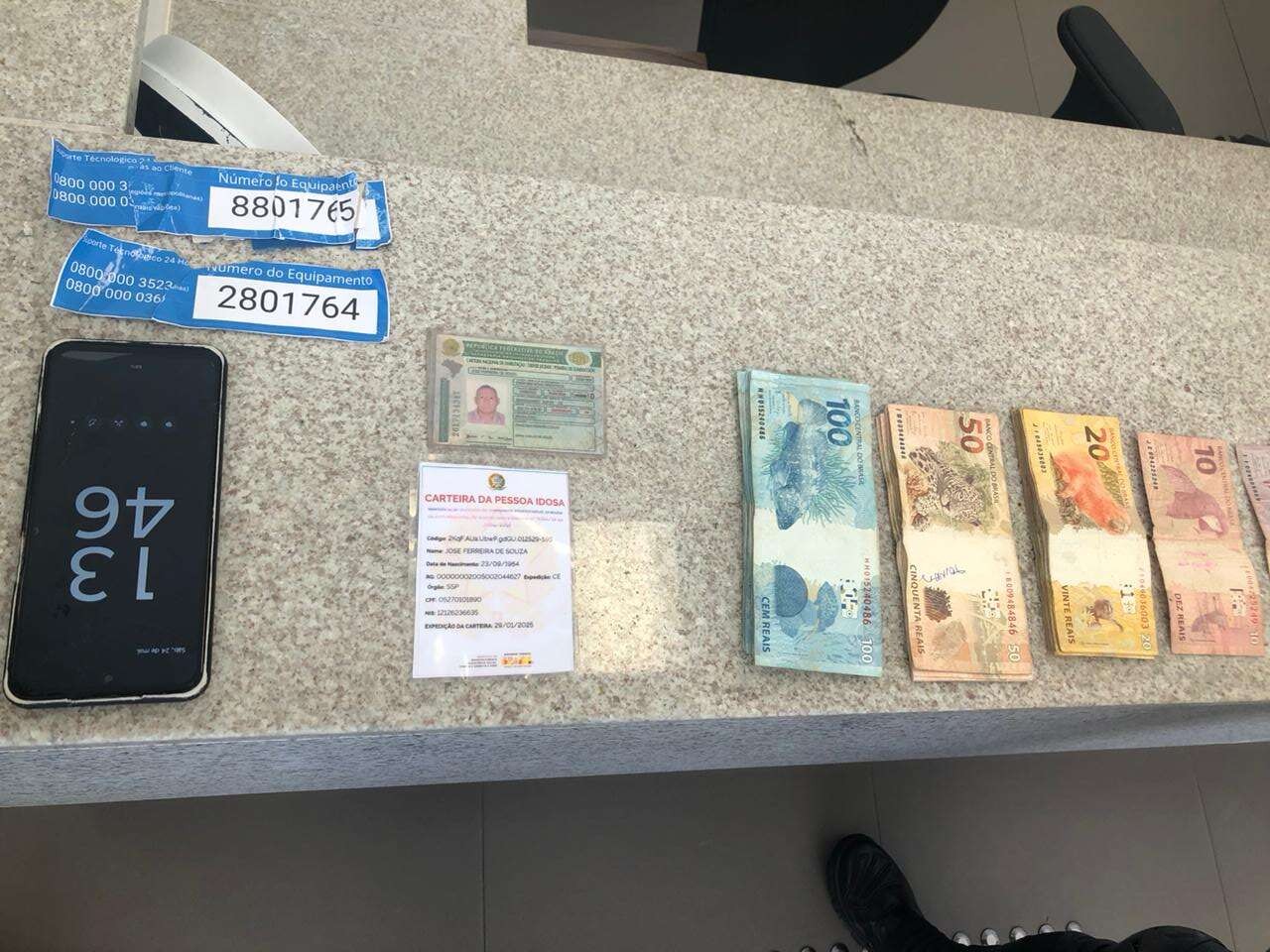 Homem é preso suspeito usar ‘chupa-cabra’ para furtar clientes em agência bancária no Ceará; vídeo