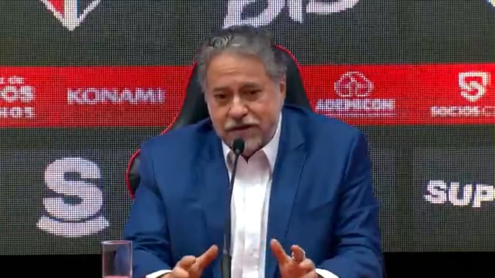 Julio Casares, presidente do S�o Paulo Futebol Clube. - Foto: Reprodu��o/TV Globo/Fant�stico