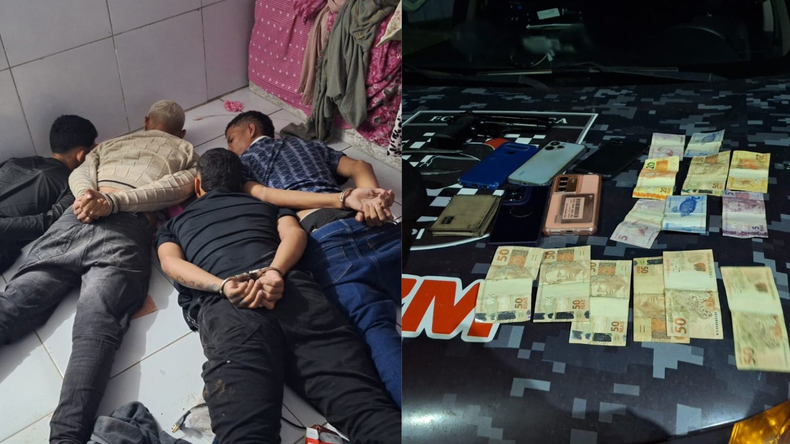 Motorista de app e esposa são mantidos reféns na própria casa durante assalto em Teresina; quatro suspeitos presos
