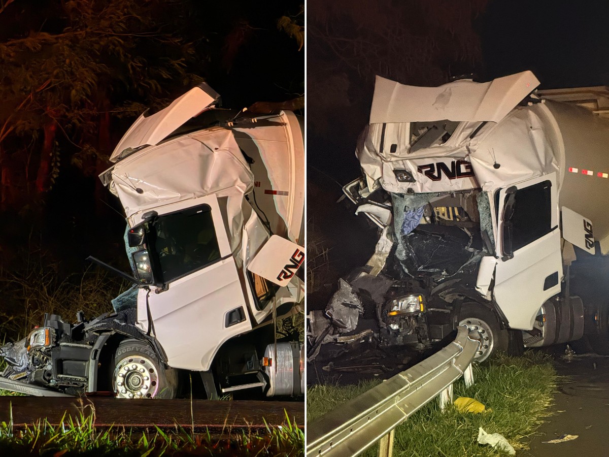 Motorista de carreta morre após grave acidente em rodovia no interior de SP