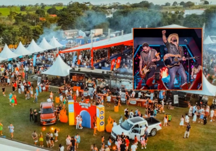 'Churrasco On Fire' de Fernando e Sorocaba tem open food e show em Rio Claro neste sábado