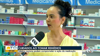 Especialista fala sobre recomendação ao tomar diferentes remédios de uma vez
