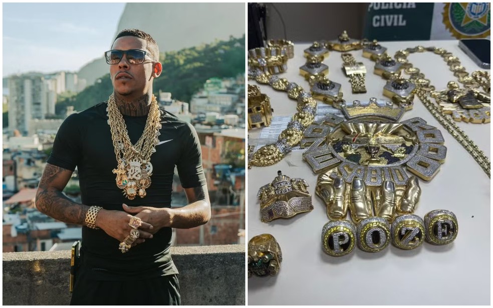 MC Poze do Rodo diz ter sido mantido refém em assalto dentro de casa e relata prejuízo de R$ 2 milhões — Foto: Reprodução