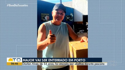 Major que morreu após ataque de abelhas será enterrado em Porto Nacional