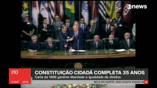 Constituição cidadã completa 35 anos - Programa: Jornal das Dez 