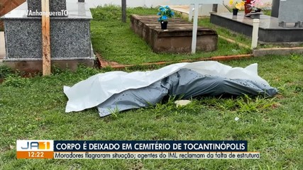 Corpo é largado no meio do cemitério de Tocantinópolis