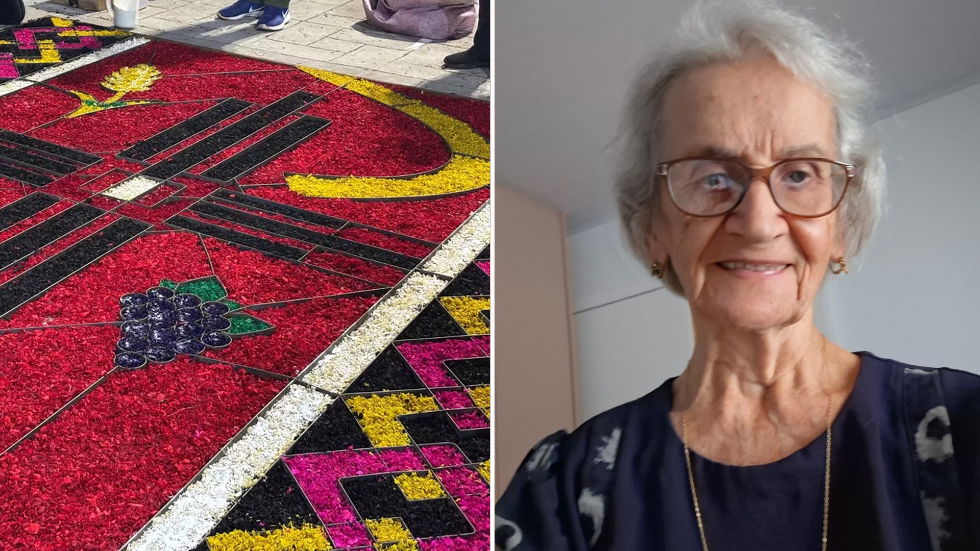 Pioneira relembra origem dos sexagenários tapetes de Corpus Christi em Potirendaba: 'Passávamos noites trabalhando'