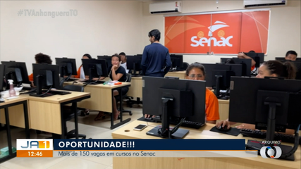 Senac oferece cursos gratuitos na região de Taquaralto