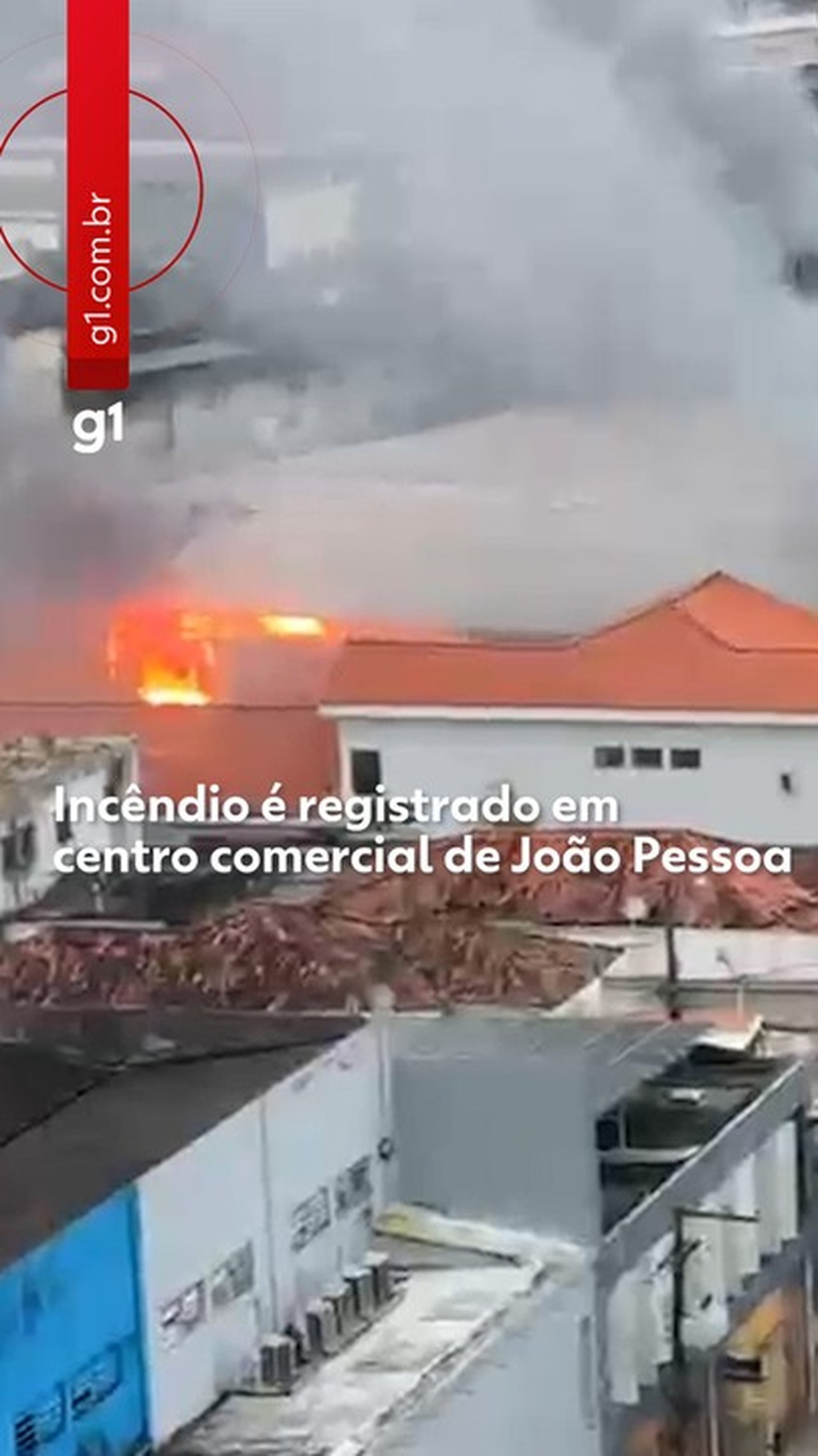 Testemunhas de incêndio no Centro de Passagem relatam correria com as chamas, em João Pessoa: 'As pessoas estavam desesperadas '