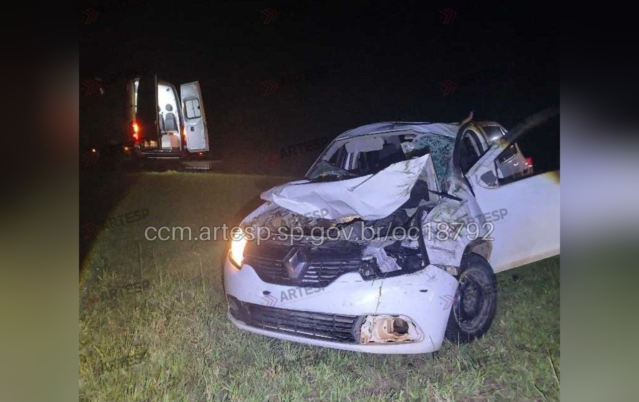 Motorista morre após carro capotar em rodovia de Boituva