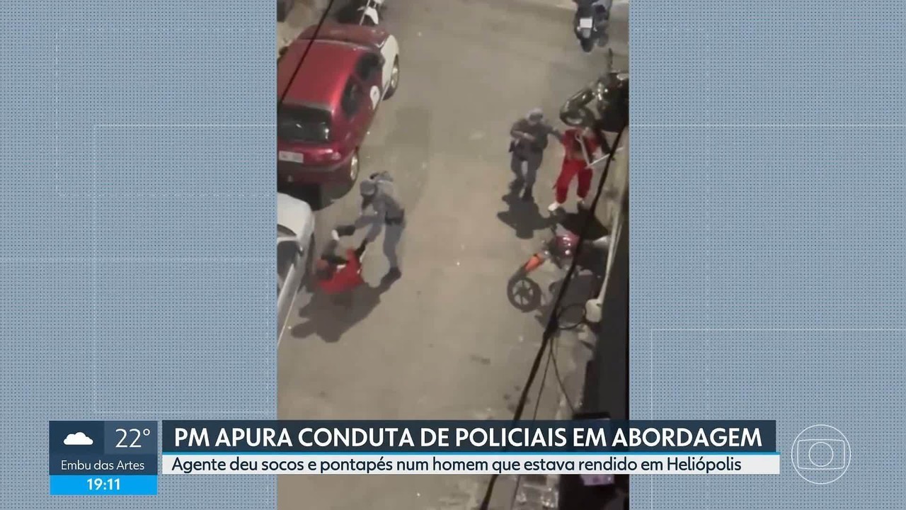 Corregedoria da PM investiga abordagem com socos e chutes contra homem rendido em Heliópolis