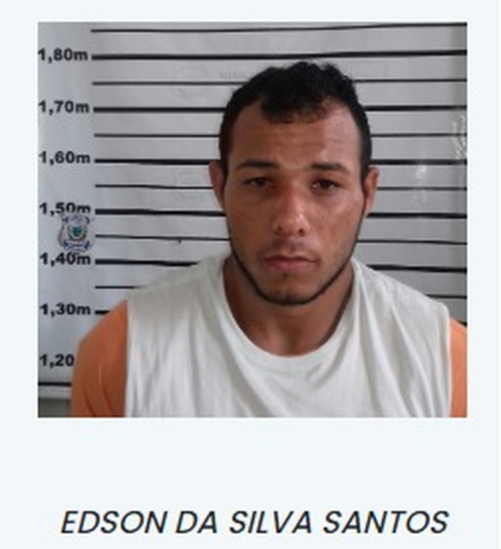 Edson da Silva Santos, fugitivo do Presídio do Serrotão — Foto: Divulgação/Seap