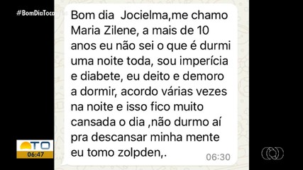 Telespectadores tiram dúvidas sobre qualidade do sono e insônia no Bom Dia Responde