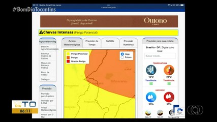 Veja como fica o clima no Tocantins na véspera de feriado