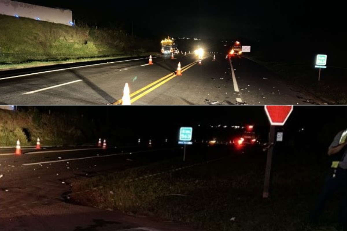 Motociclista morre após bater contra pneu de carreta em movimento em rodovia de Parapuã