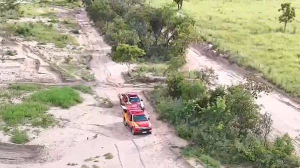 Corpo de Bombeiros encontra corpo em região de Guarani de Goiás — Foto: Divulgação/Corpo de Bombeiros