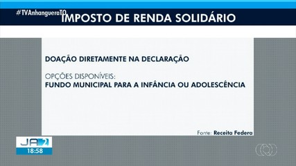 Imposto de Renda Solidário: programa permite doações a entidades municipais